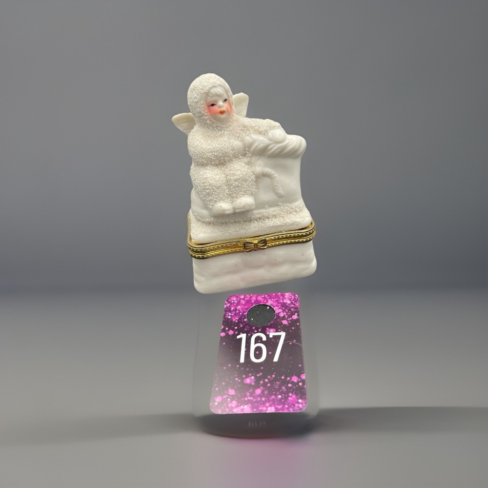 K's Collection vintage snow baby trinket box‎
